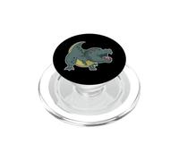 T Rex Screams in The Primeval Times PopSockets PopGrip pour MagSafe