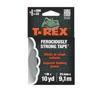 T Rex Tape 241330 Lot de 9 rouleaux de ruban adhésif étanche Gris graphite 25 mm x 9,14 m