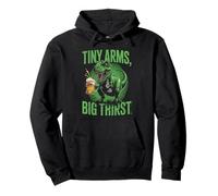 T-Rex Tiny Arms Big Thirst Funny Dinosaur Beer Blague Sweat à Capuche
