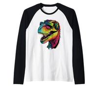 T-Rex Tyrannosaurus Rex Dinosaure J'aime Les Dinos Dino Manche Raglan