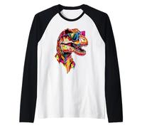 T-Rex Tyrannosaurus Rex Dinosaure J'aime Les Dinos Dino Manche Raglan