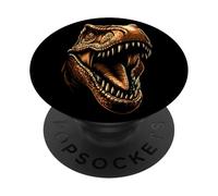 T-Rex Tyrannosaurus Rex Dinosaure J'aime Les Dinos Dino PopSockets PopGrip Adhésif