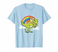 T-Rex Tyrannosaurus T-Rex Dinosaure Riding Corgi T-shirt pour chien, Noir, XXL