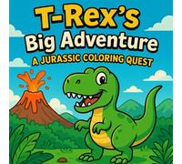 T-Rex's Big Adventure: A Jurassic Coloring Quest: Explore 36 Action-Packed Pages with the Friendliest Dinosaur!