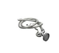 T&S B-0950-01 Ensemble de pulvérisation en laiton avec tuyau flexible en acier inoxydable de 68 cm et vanne de pulvérisation coudée à fermeture automatique