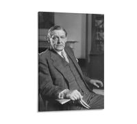 T. S. Eliot Poster sur toile à suspendre pour décoration murale d'intérieur 20 x 30 cm