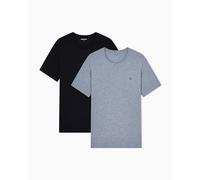 Emporio Armani Em000391_af18881 Short Sleeve Base Layer 2 Units Noir,Gris XL Homme