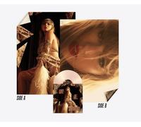 T.S - The Life of a Showgirl "The Crowd is Your King" Edition Summertime Spritz Pink Shimmer Limited Cover + Double-sided poster of Taylor + Collectible Sleeves Include Never-Before-Seen Photos And Album