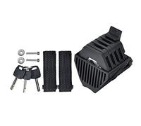 T Serrure pliante pour porte-clés, serrure pour scooter électrique de montagne, 26 sections en zinc avec couvercle en ABS Pla, longueur de 85 cm pour une vitesse maximale et