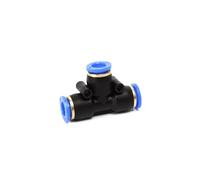 T shaped Tee Pneumatic 4mm 6mm 8mm 10mm 12mm 14mm 16mm OD Hose Tube Push In Air Gas Fitting Quick Fittings Connector Adapters NWPNLXEA(14mm)