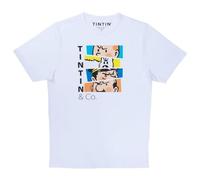 T-Shirt 100% Coton Tintin & Co. Couleur Blanc (2024) - 8 Ans