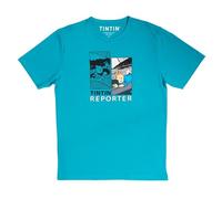 T-Shirt 100% Coton Tintin Reporter avec Milou Bleu (2024) 10 Ans