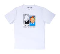 T-Shirt 100% Coton Tintin Reporter Blanc (2024) XL