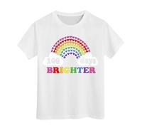 T-shirt « 100 Days of School » pour garçons et filles dans mes 100 jours - T-shirt imprimé « Happy 100th Day of School » - Hauts décontractés pour enfants, blanc, 12-13 ans
