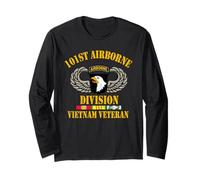 T-Shirt 101st Airborne Division Vietnam Veteran Journée des Anciens Combattants Manche Longue