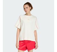 T-shirt 3bandes Stadium Off White / Pure Ruby / Crystal Linen M