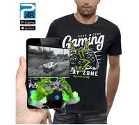 T-shirt 3D animé MANETTE DE JEUX VIDEO - GAMER - Mains de zombie - PIXEL EVOLUTION - Homme - Réalité Augmentée XXXXL