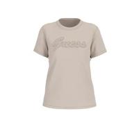 T-shirt 3D femme Guess CN Script Beige XS
