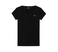 T-shirt 4F - Femme - Noir - Coupe ajustée - Manches courtes - Col arrondi XS