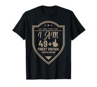 T-shirt « 50Th Birthday I Am 49+1 » Cadeau le plus drôle T-Shirt