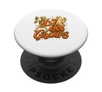 T-Shirt 67 Gramps Mème Halloween Squelette Citrouille Fantôm PopSockets PopGrip Adhésif