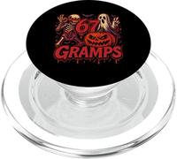 T-Shirt 67 Gramps Mème Halloween Squelette Citrouille Fantôm PopSockets PopGrip pour MagSafe