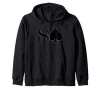 T-Shirt 8 Huit of Spades Casino Lucky Number Playing Cards Sweat à Capuche
