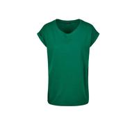 Build Your Brand T-shirt Ladies Extended Shoulder Tee coton, manches courtes Vert sapin XL femme