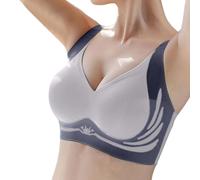 T-shirt à armatures One Smooth U Light pour femme, bleu, XXL