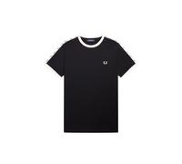 T-shirt Ã bordures contrastantes avec bande Fred Perry Noir XL