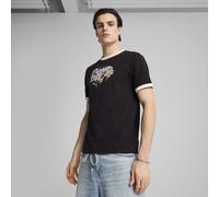 T-shirt à bordures contrastantes FUTURE.PUMA.ARCHIVE Homme, Vêtements, Noir/Bleu Crystal, S S