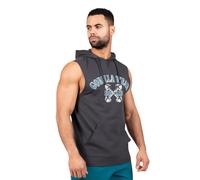 T-shirt à capuche sans manches Gorilla Wear Chico Gris M