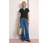 Street One T-Shirt avec détails satinés Deep Bound Green 44