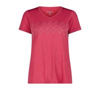 CMP - Women's Light Melange T-Shirt - T-shirt technique - 46 - magenta melange