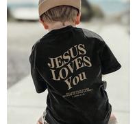 T-shirt à col ras-du-cou imprimé, manches courtes, décontracté pour l'été, convient aux garçons et aux enfants - Un t-shirt amusant conçu pour les jeunes aventuriers, toujours prêts à profiter des pla