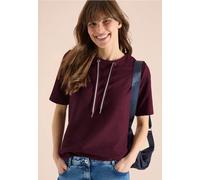 T-shirt à col rond avec cordon de serrage