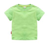 T-shirt à col rond avec coupe classique pour et fille | Coton Soft Multi Pack à manches courtes basique et chemise bleu clair 128, e, 8-10 ans