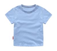 T-shirt à col rond avec coupe classique pour et fille | Cotton Soft Multi Pack à manches courtes Basic et Pro Shirt, d, 3-4 ans