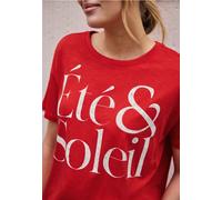 T-shirt à col rond avec imprimé texte