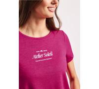 T-Shirt à col rond avec inscriptions