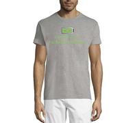 T-shirt à col rond en coton pour homme « I'm not Lazy I'm Energy Efficient » Gris, gris, S