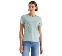 T-Shirt à col Rond et imprimé en Aluminium, Cristal Menthe, M
