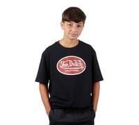 T-shirt À Col Rond Et Manches Courtes Relax Fit Relax Noir/rouge 14A