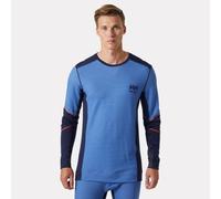 T-shirt à col rond HH LIFA Merino marine/bleu pierre - HELLY HANSEN - 75106_595