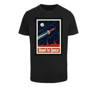 T-shirt Ã col rond Mister Tee Road To Space Box Noir S