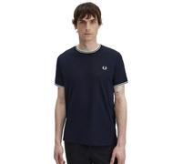 Fred Perry, Homme, Tops, Bleu, Taille: L Twin Tipped T-Shirt