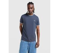 T-shirt Ã double liserÃ© contrastÃ© Fred Perry Bleu XL