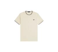 T-shirt à double liseré contrasté Fred Perry Beige XL