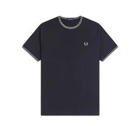 T-shirt à double liseré contrasté Fred Perry Bleu M