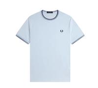 T-shirt à double liseré contrasté Fred Perry Bleu XL